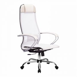 Кресло компьютерное МЕТТА 4 Белый для офиса и дома