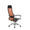 Кресло компьютерное МЕТТА 4 Оранжевый хром для офиса и дома