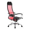 Кресло компьютерное МЕТТА 4 Красный хром для офиса и дома