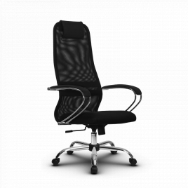 Кресло компьютерное SU-BK-8 Ch Черный для офиса и дома
