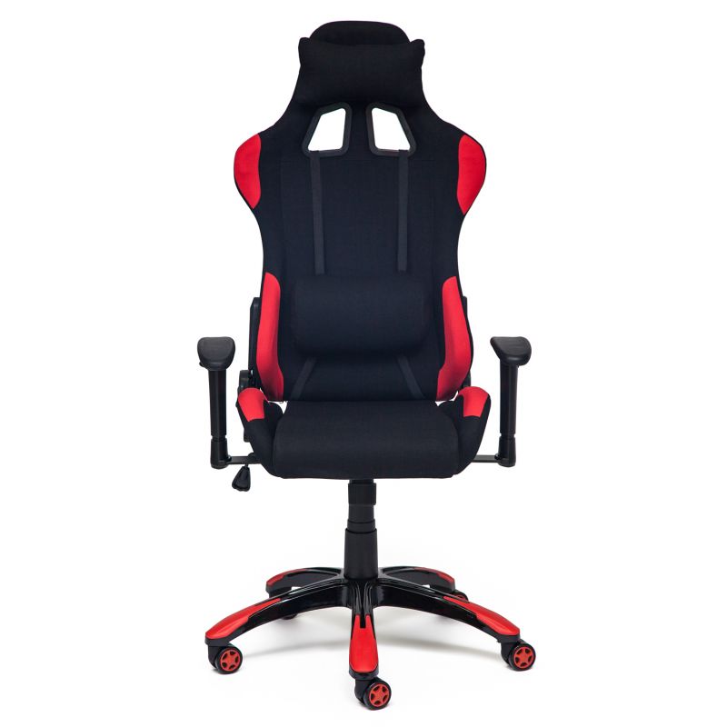 Кресло компьютерное офисное «Айгир» (iGear) (Чёрн. + красная ткань)