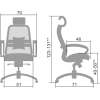 Кресло компьютерное Samurai SL-2.04 Белый Лебедь