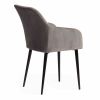 Стул - кресло дизайнерский Bremo ( Бремо ) Серый бархат
