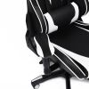 Кресло компьютерное геймерское "iBat" черный/белый для офиса и дома