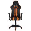 Кресло компьютерное геймерское "Айкар" черный/оранжевый для офиса и дома