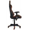 Кресло компьютерное геймерское "Айкар" черный/оранжевый для офиса и дома