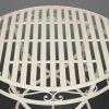 Комплект кованый Secret De Maison «Palladio» (Палладио) (стол + 2 стула) Античный белый 