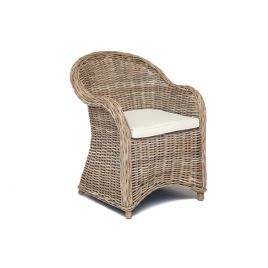 Кресло из нат. ротанга Maison (Натуральный/whitewashed)
