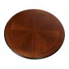 Стол обеденный деревянный круглый раскладной 4260STC Темный орех
