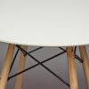 Стол для кухни обеденный деревянный круглый «Cindy» D70 Белый