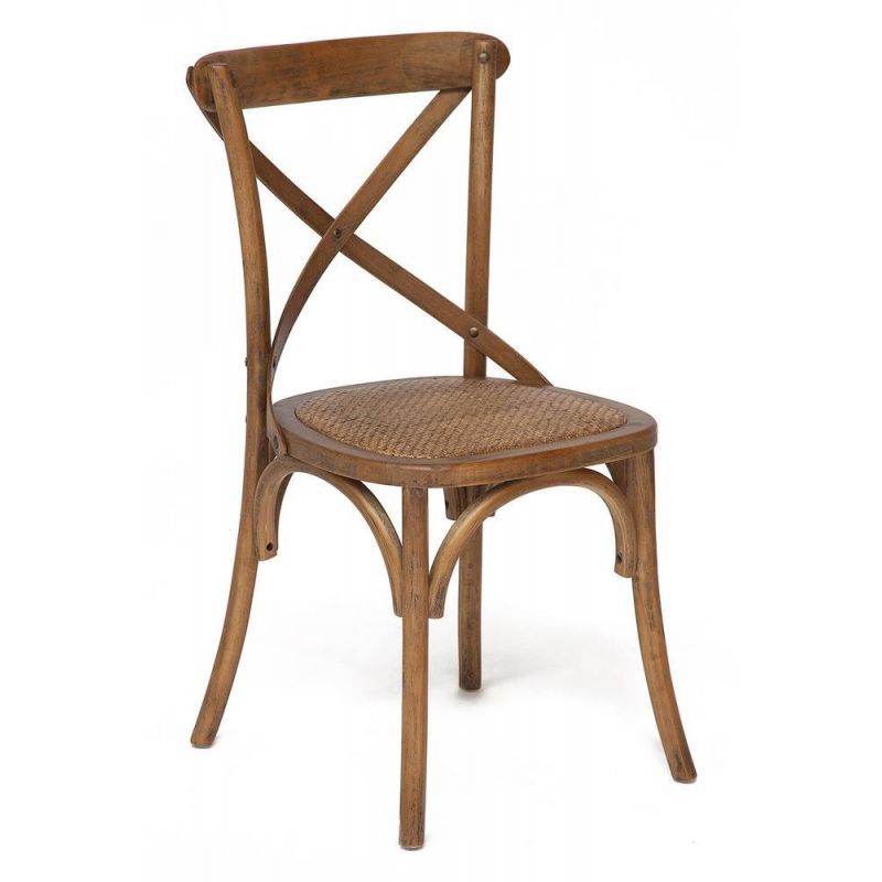 Стул обеденный деревянный Secret De Maison «Cross Chair» Груша