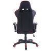 Кресло компьютерное геймерское "Айкар" черный/красный для офиса и дома