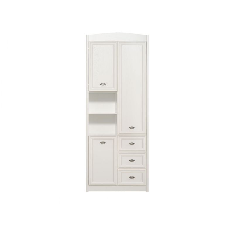 Шкаф распашной SALERNO  ( Салерно ) REG 3D3S Белый для спальни и прихожей