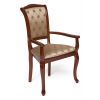 Стул-кресло деревянное Geneva Коричневый в рыжину