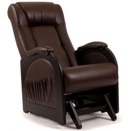Кресло-качалка глайдер модель 48 (б/л)  венге ( Дунди 108 )