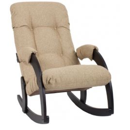 Кресло-качалка модель 67 венге ( Бежевый )