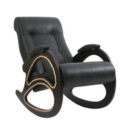 Кресло-качалка модель 4 венге ( Черный )
