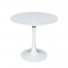 Стол для кухни обеденный дизайнерский круглый «SQT-1» 1000 Белый