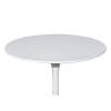Стол для кухни обеденный дизайнерский круглый «SQT-1» 900 Белый