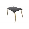 Стол для кухни обеденный деревянный прямоугольный Cindy «SQT-8» (80) Черный