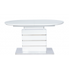 Стол обеденный стеклянный раскладной Овал ТD-1770 Белый