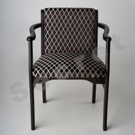 Стул - кресло деревянное Калипсо Темный орех Ромбы