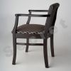 Стул - кресло деревянное Калипсо Темный орех Ромбы