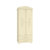 Шкаф распашной для одежды «Ассоль Плюс» Модуль АС-2 Ваниль для спальни и детской