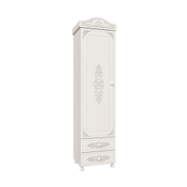Шкаф - пенал распашной «Ассоль» Модуль АС-1 Белый для спальни