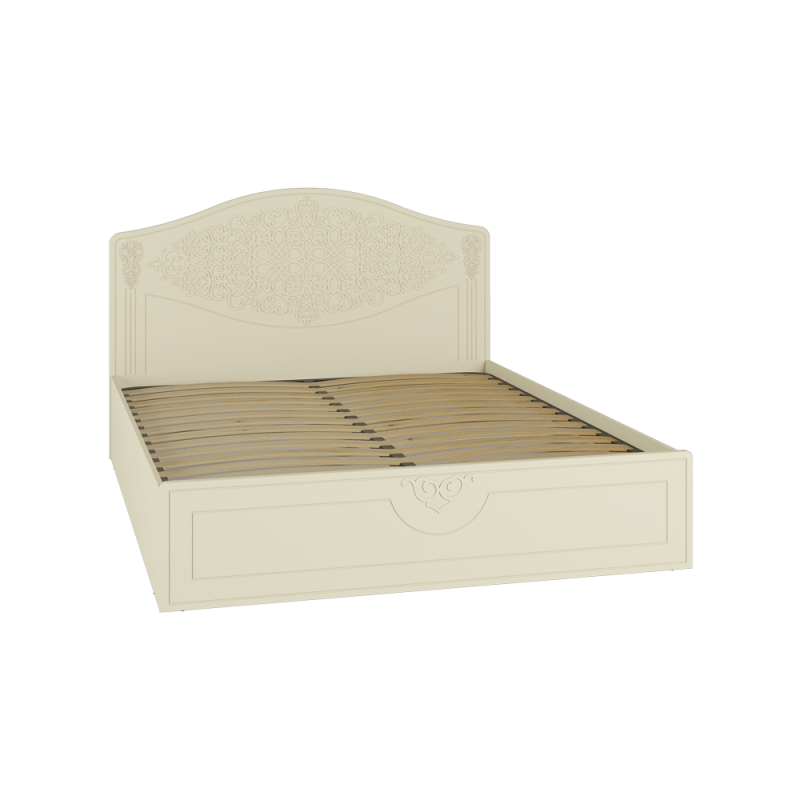 Кровать двуспальная с подъемным механизмом «Ассоль Плюс» АС-30 Ваниль