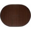 Стол обеденный деревянный раскладной Siena SA-T4EX Тобакко (темный орех)