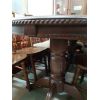 Стол деревянный овальный раздвижной Анжелика-3 Итальянский  орех 
